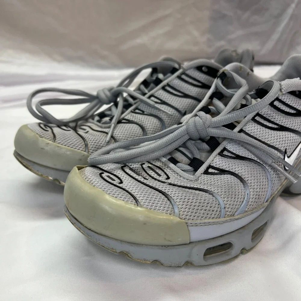 Nike Air Max Plus TN‎ Grey Black White Mens Running Shoes Sneakers